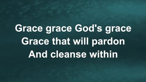 Grace Greater Than Our Sin (Acoustic)