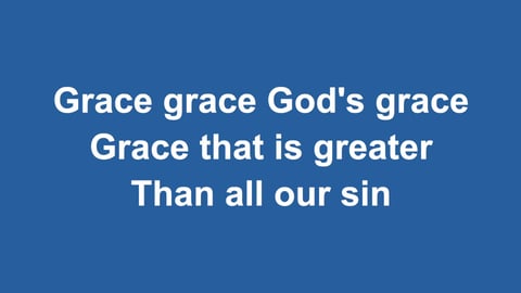 Grace Greater Than Our Sin (Acoustic)