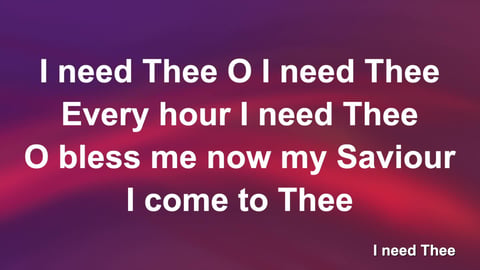 I Need Thee Every Hour (Acoustic)