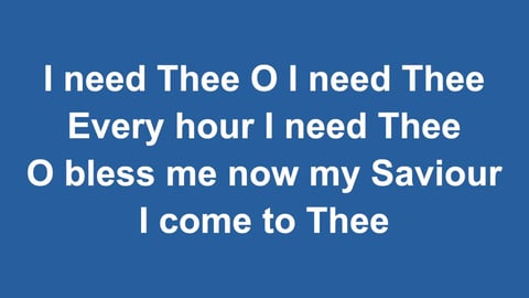 I Need Thee Every Hour (Acoustic)
