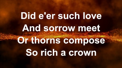 When I Survey The Wondrous Cross (Rockingham) (Acoustic)