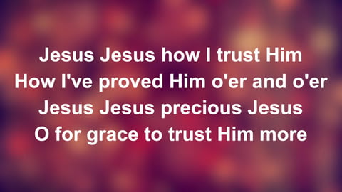 Tis So Sweet To Trust In Jesus (Piano)