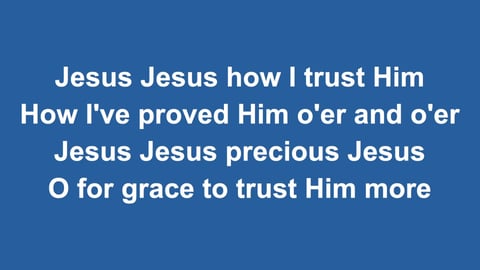 Tis So Sweet To Trust In Jesus (Piano)