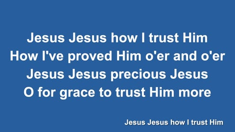 Tis So Sweet To Trust In Jesus (Piano)