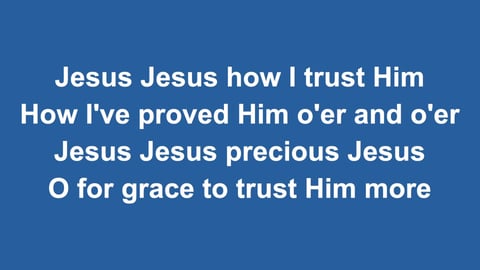 Tis So Sweet To Trust In Jesus (Piano)