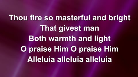 All Creatures Of Our God And King (Piano)