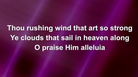 All Creatures Of Our God And King (Piano)