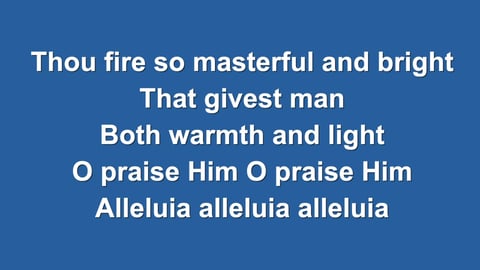 All Creatures Of Our God And King (Piano)
