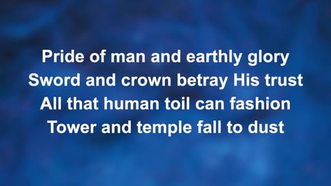 All My Hope On God Is Founded (Acoustic)
