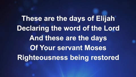 Days Of Elijah (Acoustic)