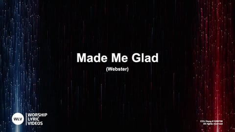 Made Me Glad (Acoustic)