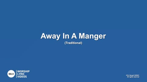Away In A Manger (Cradle Song) (Piano)