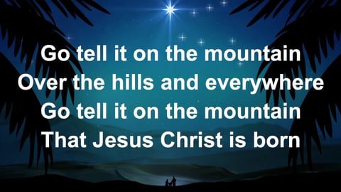 Go Tell It On The Mountain (Piano)