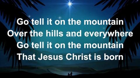 Go Tell It On The Mountain (Piano)