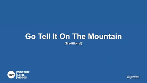 Go Tell It On The Mountain (Piano)