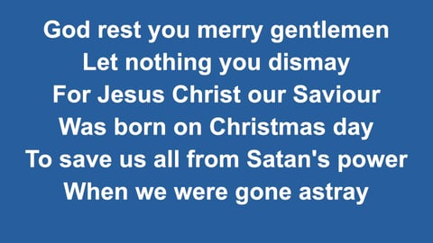 God Rest You Merry Gentlemen (Piano)