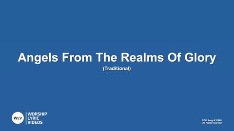 Angels From The Realms Of Glory (Piano)