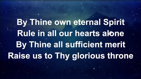 Come Thou Long Expected Jesus (Piano)