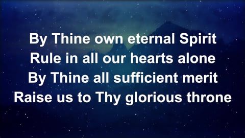 Come Thou Long Expected Jesus (Piano)