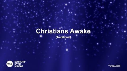 Christians Awake (Piano)