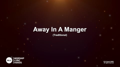Away In A Manger (Mueller) (Acoustic)