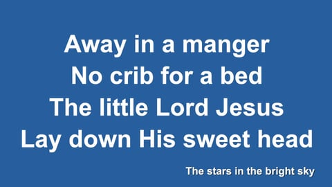 Away In A Manger (Mueller) (Acoustic)