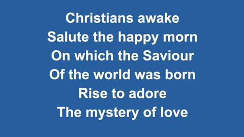 Christians Awake (Acoustic)