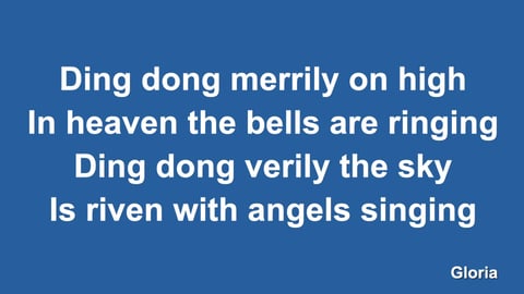 Ding Dong Merrily On High (Acoustic)