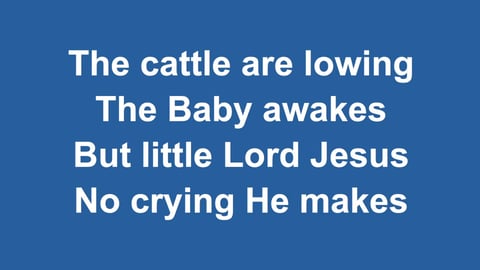 Away In A Manger (Mueller) (Acoustic)