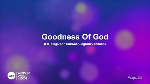 Goodness Of God (Acoustic)