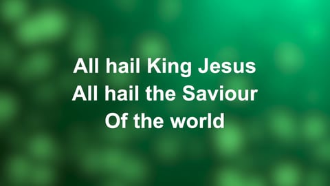 All Hail King Jesus (Piano)