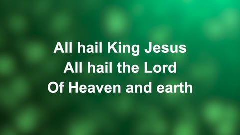 All Hail King Jesus (Piano)