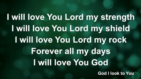 God I Look To You (Piano)