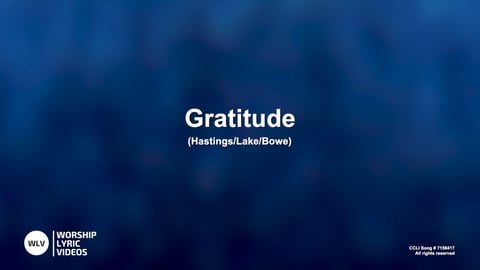Gratitude (Piano)
