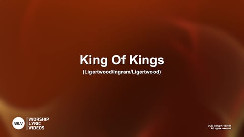 King Of Kings (Piano)