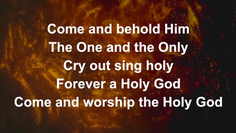 Only A Holy God (Piano)