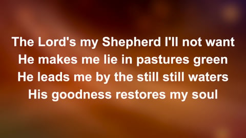 Psalm 23 (The Lord’s My Shepherd) (Piano)