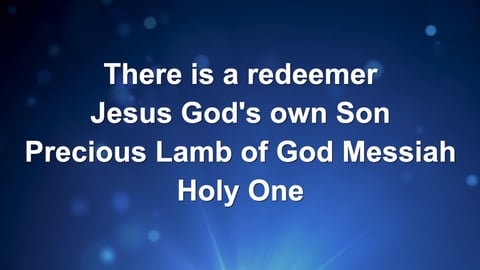There Is A Redeemer (Piano)