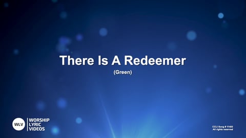 There Is A Redeemer (Piano)