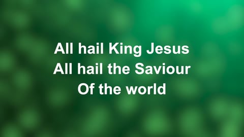 All Hail King Jesus (Piano)