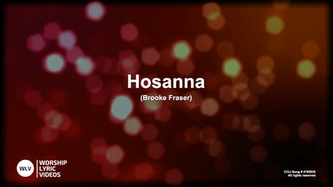 Hosanna (Piano)