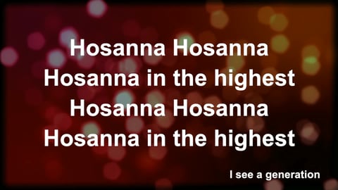 Hosanna (Piano)