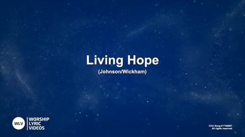 Living Hope (Piano)