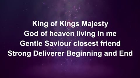 King Of Kings Majesty (Piano)