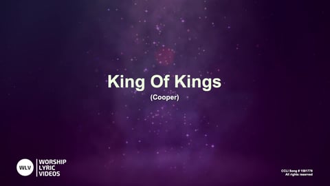 King Of Kings Majesty (Piano)