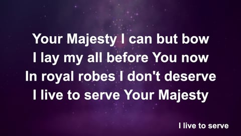 King Of Kings Majesty (Piano)