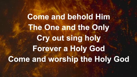 Only A Holy God (Piano)