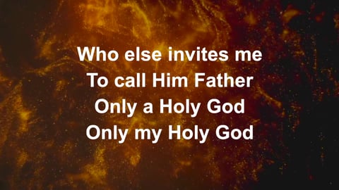 Only A Holy God (Piano)