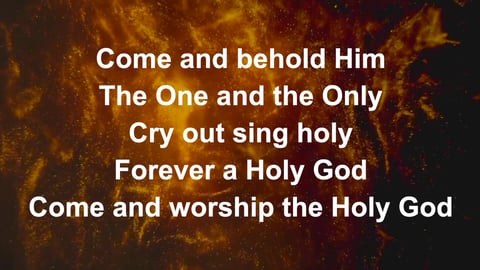 Only A Holy God (Piano)