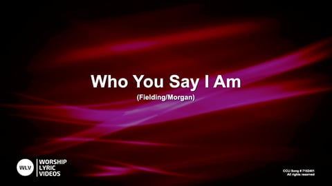 Who You Say I Am (Piano)